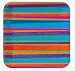 Creative Converting Stripes Birthday 7 Inch Square Lunch Plate - 96 Count