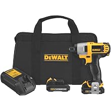 DEWALT DCF815S2 12-Volt Max 1/4-Inch Impact Driver Kit