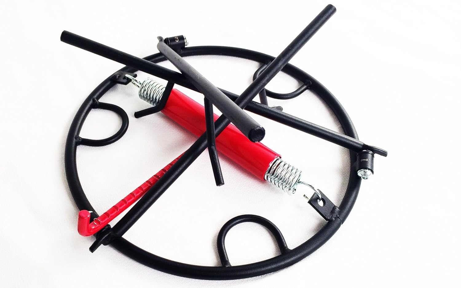 CampMaid Dutch Oven Lid and Pot Holder, Black/Red , New, Free Shipping