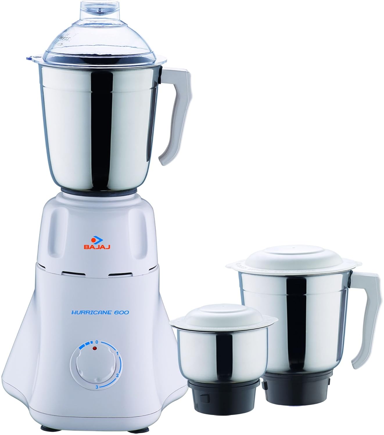 Bajaj Hurricane 600 Watt Mixer Grinder White available at Amazon for Rs.249