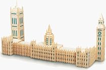 Houses of Parliament Woodcraft Construction Kit