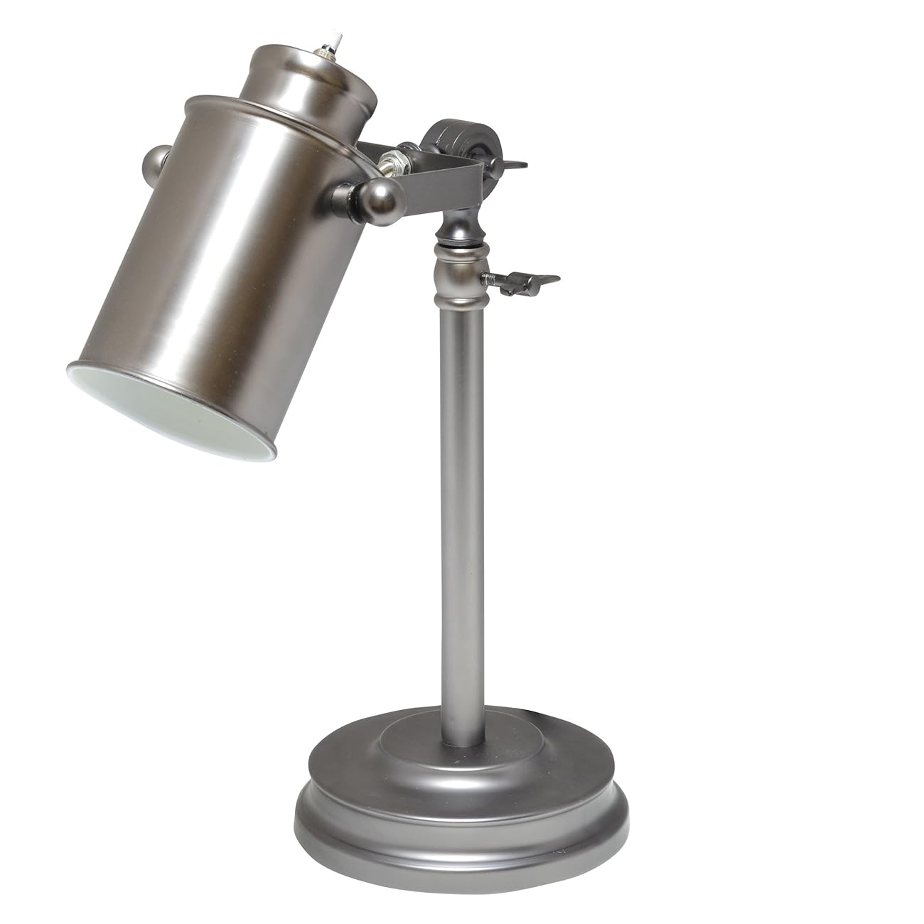 Light Accents Desk Lamp Antique Style Metal, Desk Light (Aged Pewter)