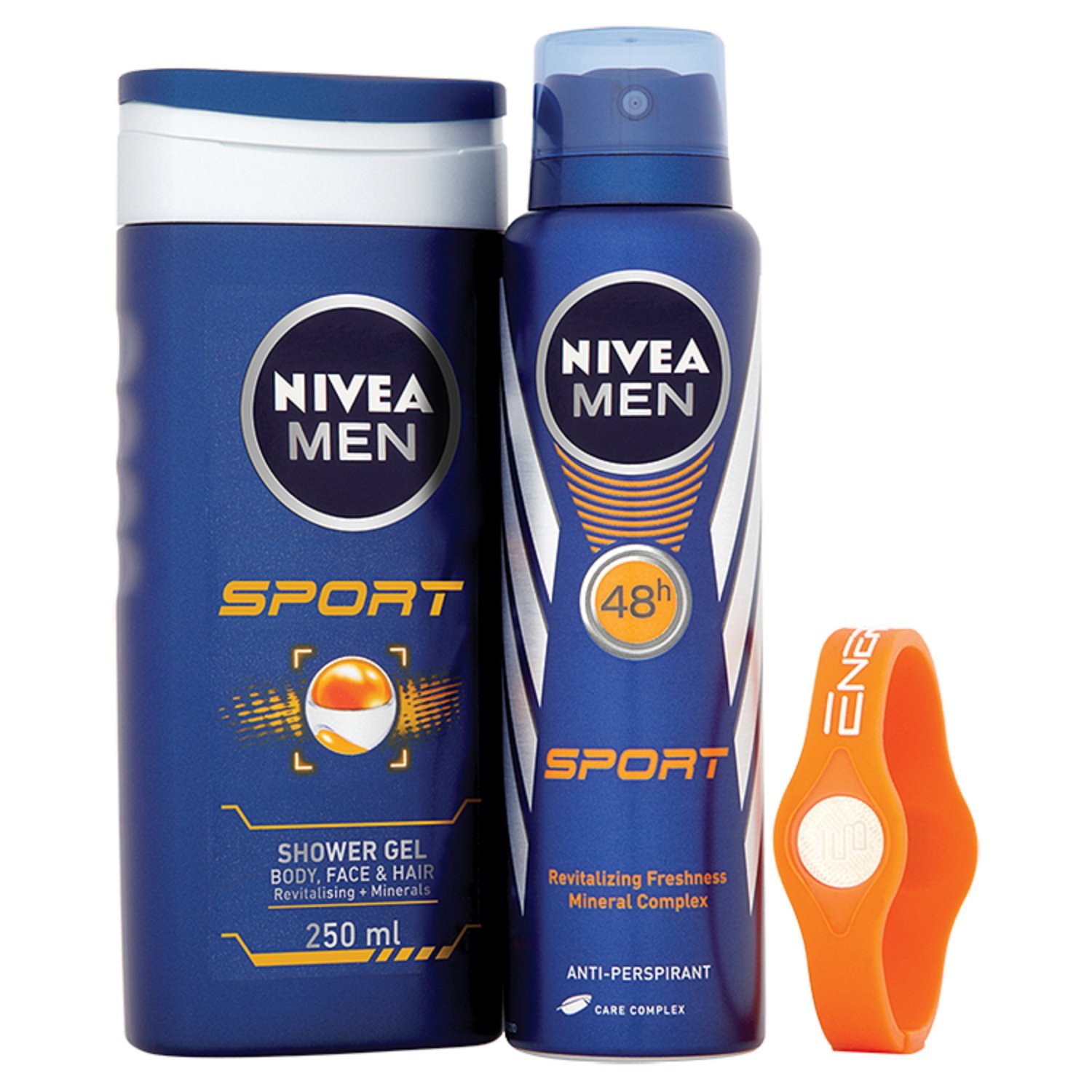 Nivea Sport Energy Band Shower Gel AntiPerspirant Deodorant Gift **Set
