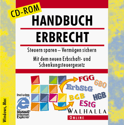 Produkt-Bild: CD-ROM (12 cm), Handbuch Erbrecht, 1 CD-ROM