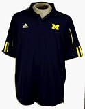 Michigan Wolverines NCAA Adidas Big Game Polo Shirt