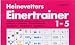 Heinevetters Einertrainer I/V: 392 Aufgaben für die vorschulische Gestalt- und Mengenerfassung. Ein Alleinarbeitsmittel mit automatischer Kontrolle. ... 49 Plättchen, 4 Einlegeblätter, Anleitung