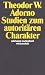 Studien zum autorit&auml;ren Charakter (suhrkamp taschenbuch wissenschaft)