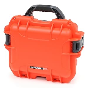 Nanuk 905 Case with Padded Divider (Orange)