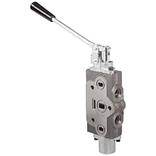 Prince SVW1CA1 Directional Control Valve Work Section, 4 Ways, 3 Positions Motor, Spring Center, Cast Iron, 3000 psi, 12 gpm, #8 SAE