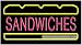 Sandwiches Neon Sign (20H x 37L x 3D)