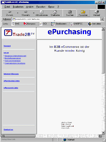 ePurchasing. Im B2B eCommerce ist der Kunde wieder König. ePurchasing. Im B2B eCommerce ist der Kunde wieder König.
