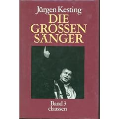 Die gro�en S�nger, 3 B�nde.