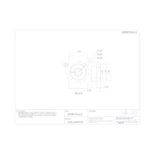 Sealmaster ST-12TC Take-Up Unit, Standard Duty, Regreasable, Skwezloc Collar, Contact Seals, Cast Iron Housing, 3/4" Bore, 17/32" Slot Width, 3" Between Frames