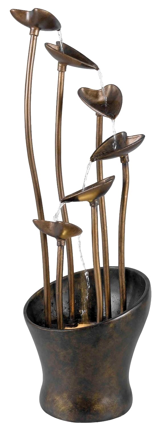 Kenroy Home 50332ACB Leaves Indoor/Outdoor Fountain