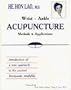 Wrist-Ankle Acupuncture: Methods and Applications