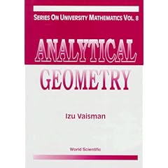 Analytical Geometry (Series on University Mathematics, Vol. 8)