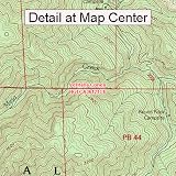 USGS Topographic Quadrangle Map - Ventana Cones, California (Folded/Waterproof)