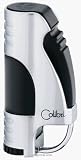 Colibri Viper Silver Polished and Black Matte Lighter