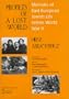 Profiles of a Lost World: Memoirs of East European Jewish Life Before World War II (Raphael Patai Series in Jewish Folklore and Anthropology)