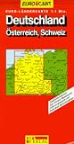 Germany/Austria/Switzerland Map (GeoCenter Euro Map)