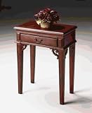 Elegant Decor 5000024 Console Table - Plantation Cherry Finish