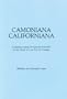 Camoniana Californiana: Commemorating the Quadricentennial of the Death of Luis Vaz De Camoes (Publication series of the Jorge de Sena Center for Portuguese Studies)