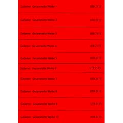 Gesammelte Werke: 10 Bde. (Uni-Taschenb�cher S)