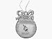 Ball State University - Round Bulb Pewter Ornament - Laser Engraved