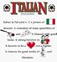 Italy - Nationality definition sweatshirt