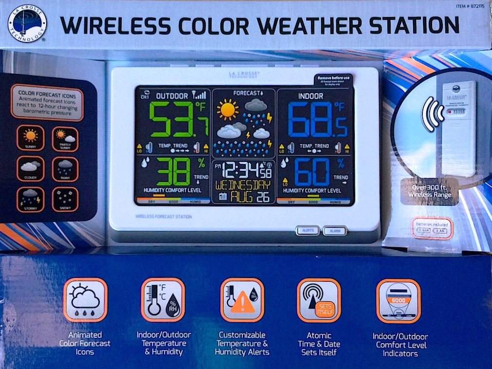 La Crosse Wireless Color Weather Station Model C87030 In/Out Remote