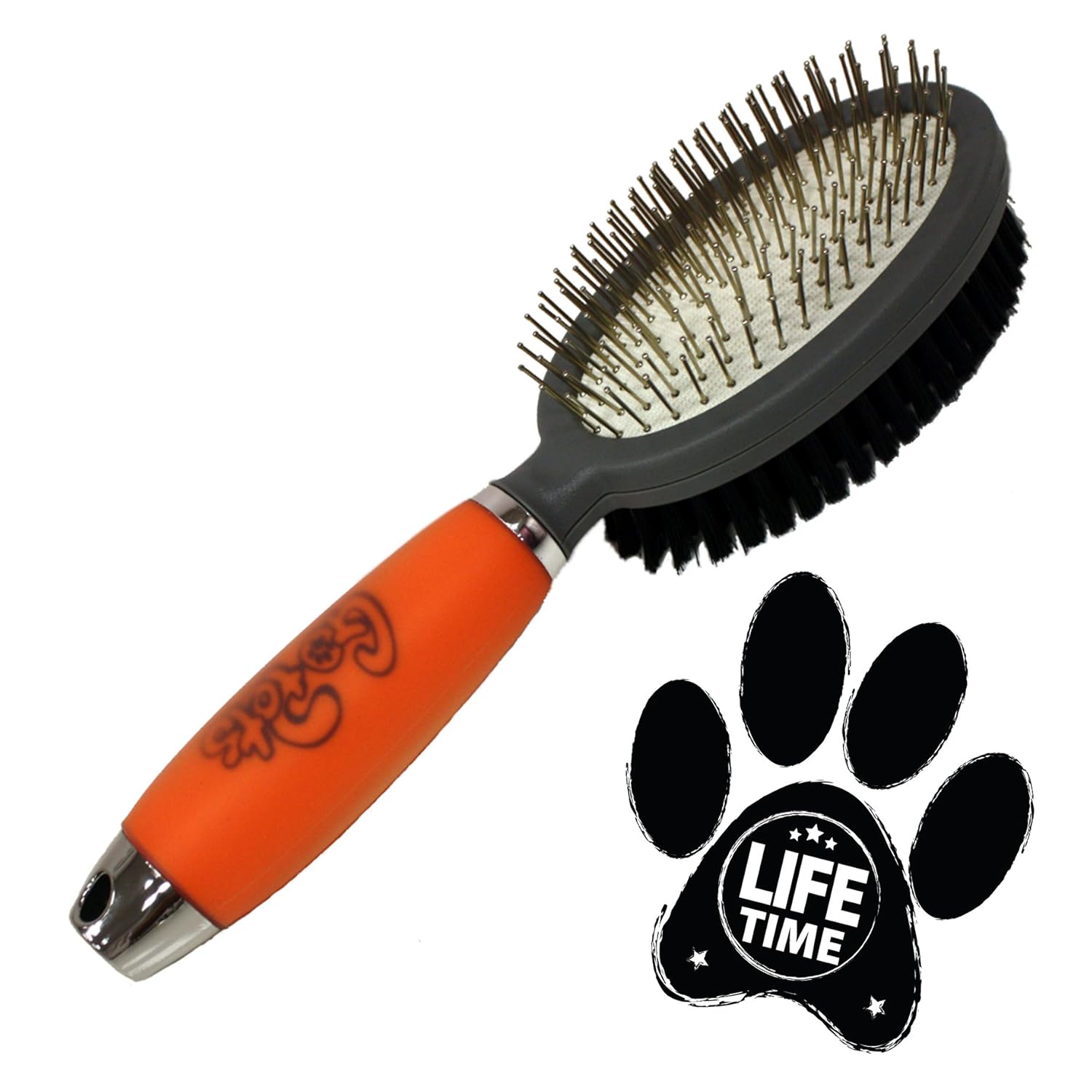 Professional Double Sided Pin & Bristle Brush for Dogs & Cats Amazon
