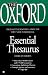 Book The Oxford Essential Thesaurus (Oxford)