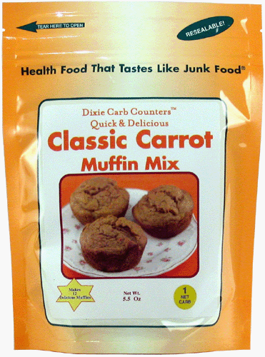 Dixie Carb Counters Classic Carrot Muffin Mix by Dixie Diner