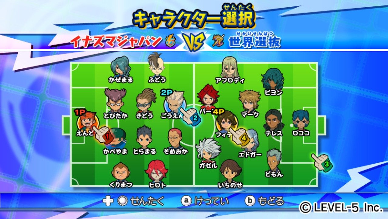 Tout les personnages de inazuma eleven