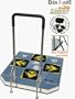 PS2 USB Energy Metal Arcade 3 in 1 Dance Pad with Handle Bars
