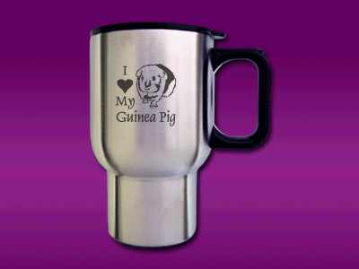 Guinea Pig - Travel Mug - Laser engraved