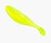 10 Gummifisch chartreuse 10cm