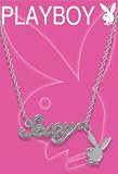 Officially Licensed PLAYBOY "SEXY" SILVER CHARM WITH BUNNY HEAD NECKLACE