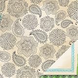 American Crafts Amy Tangerine Sketchbook India Ink Scrapbook Paper