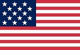 U.S.A 15 Stars Flag Polyester 3 ft. x 5 ft.