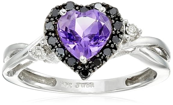 Heart shaped engagement rings amazon