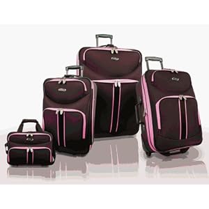 U.S. Traveler Us2100T San Marino- 4Pc Luggage Set In Chocolate