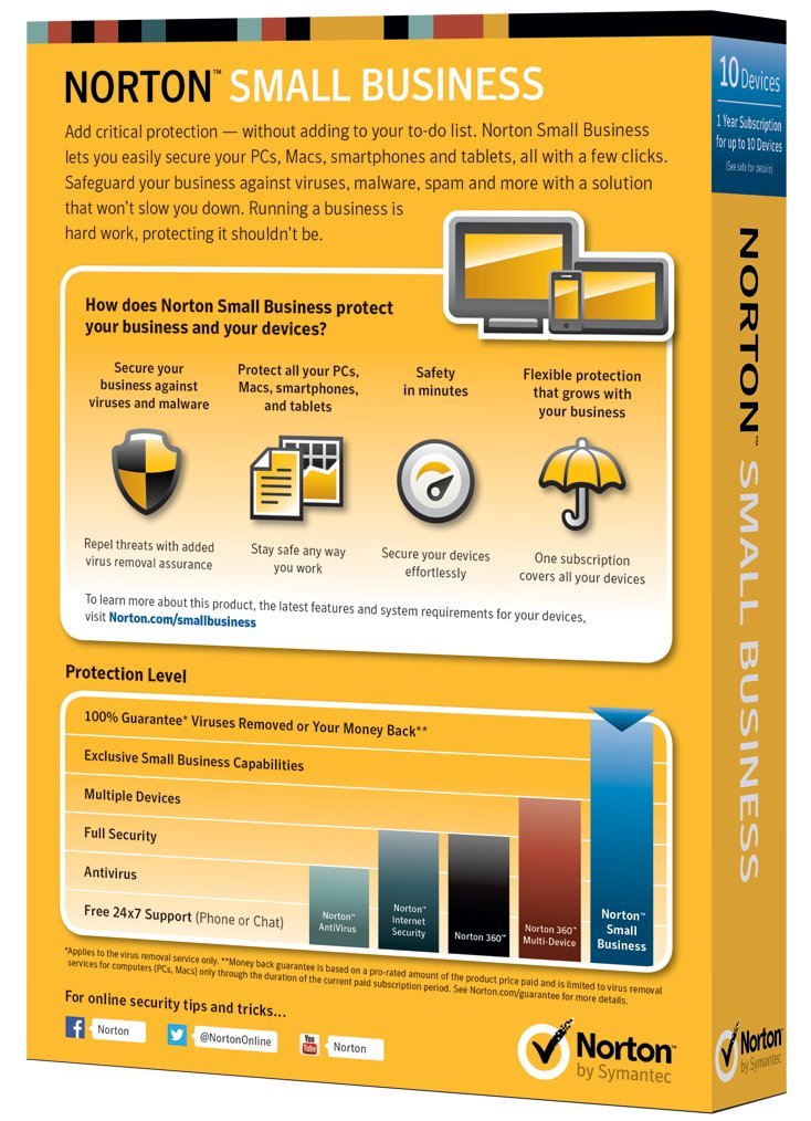 Amazon.com: Norton Small Business - 10 Device: Software