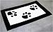 Melia Canvas Pet Placemat- Paw Design - LARGE
