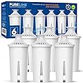 Pureline Replacement for Brita Filter, compatible with Brita Grand, Lake, Capri, Wave, Metro, Amalfi, Soho, Infinity, Marina, Pacifica, Space Saver, Stainless Steel, Monterey, Altantis, and Ultramax dispenser