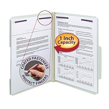 Smead Pressboard Fastener Folder, Letter, 2/5 Right Of Center, 25 per Box (14982)