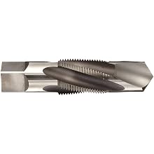 Dormer E653 High-Speed Steel Combination Drill and Pipe Tap, NPT, Uncoated (Bright) Finish, Round Shank With Square End