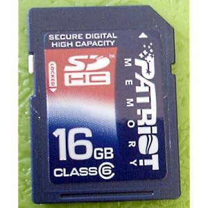 Patriot 8 Gb Class 6 Sdhc Flash Memory