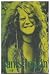 Search : Janis Joplin - Face Shot In Green Tones - Lucite Keychain