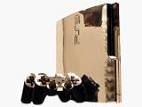 Sony PlayStation 3 Slim Skin    NEW   SILVER CHROME MIRROR system skins faceplate decal mod